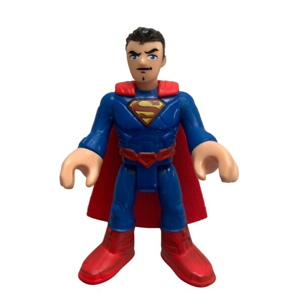 Imaginex Dc Comics Action Figure Fisher Price Super Friends Superman Replacement - Picture 1 of 4